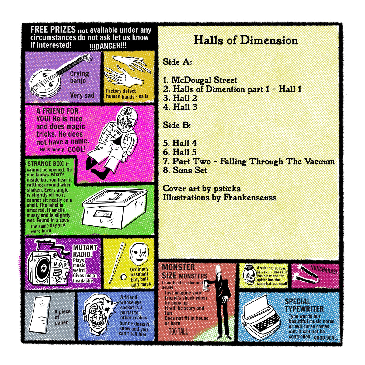"Halls of Dimension" vinyl
