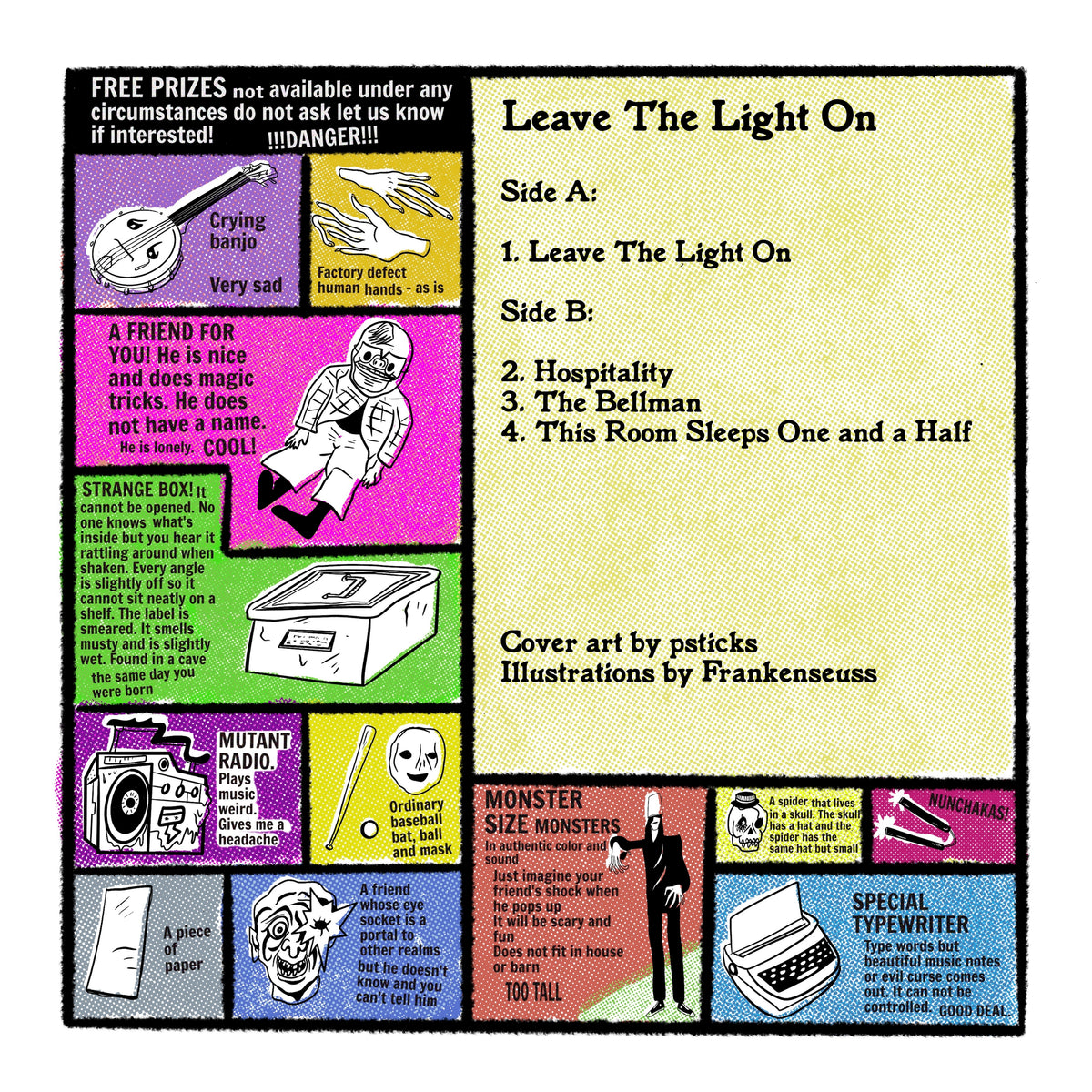 "Leave The Light On' vinyl